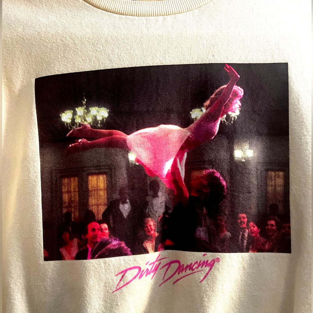 Original Dirty Dancing xs sweatshirt and sz small sweat pants.